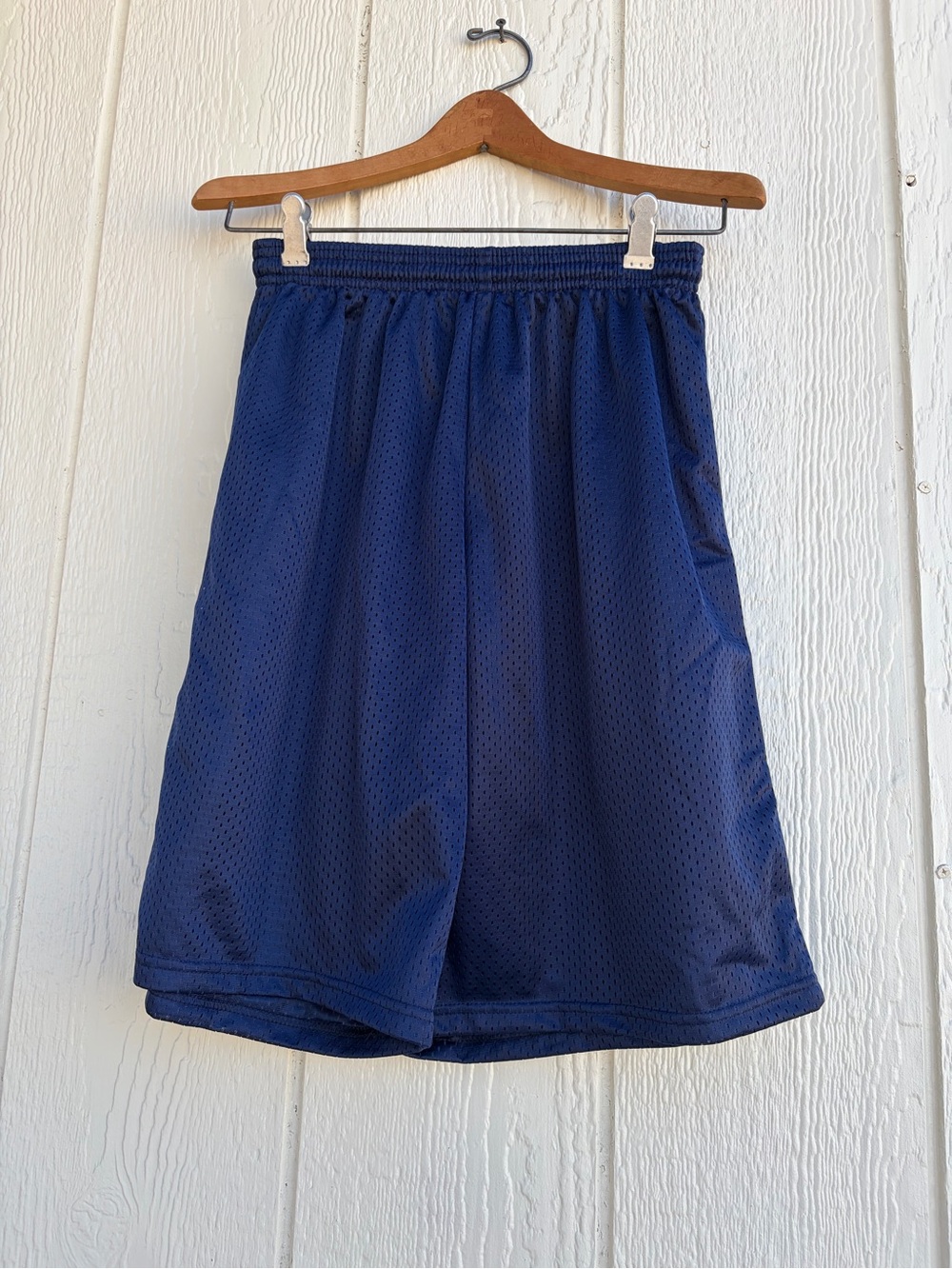 A4 Boy’s Navy Mesh Athletic Shorts Size M